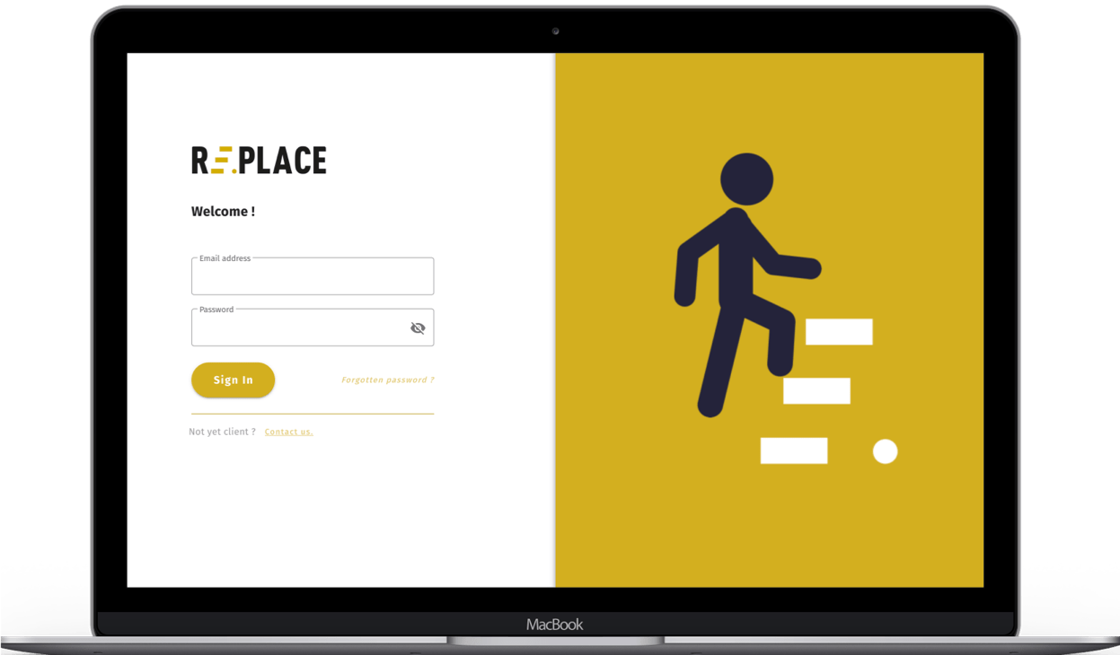 re.place screen signin center